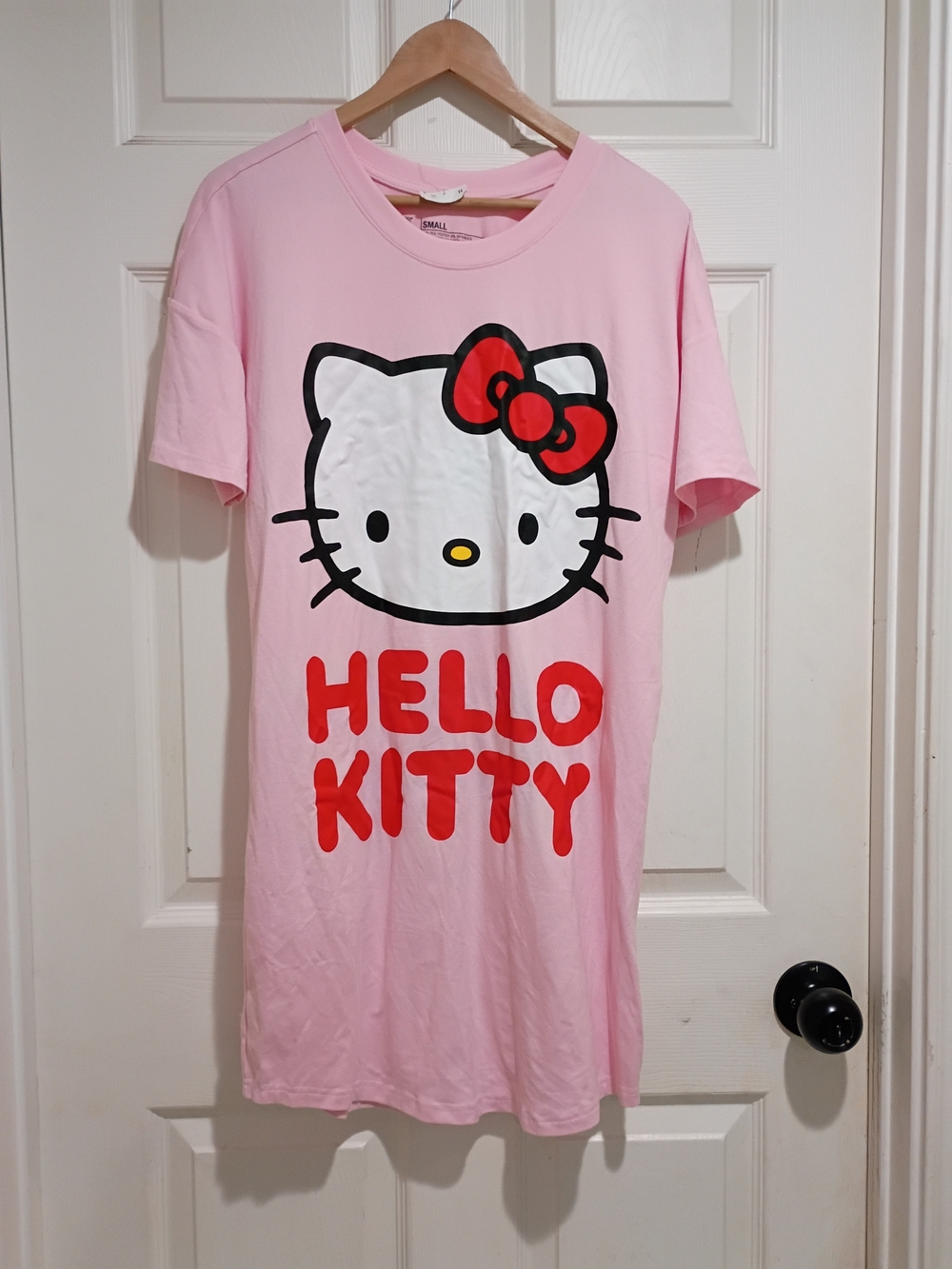 Nwt Hello Kitty Pink Moomoo Sleep Dress Size Small